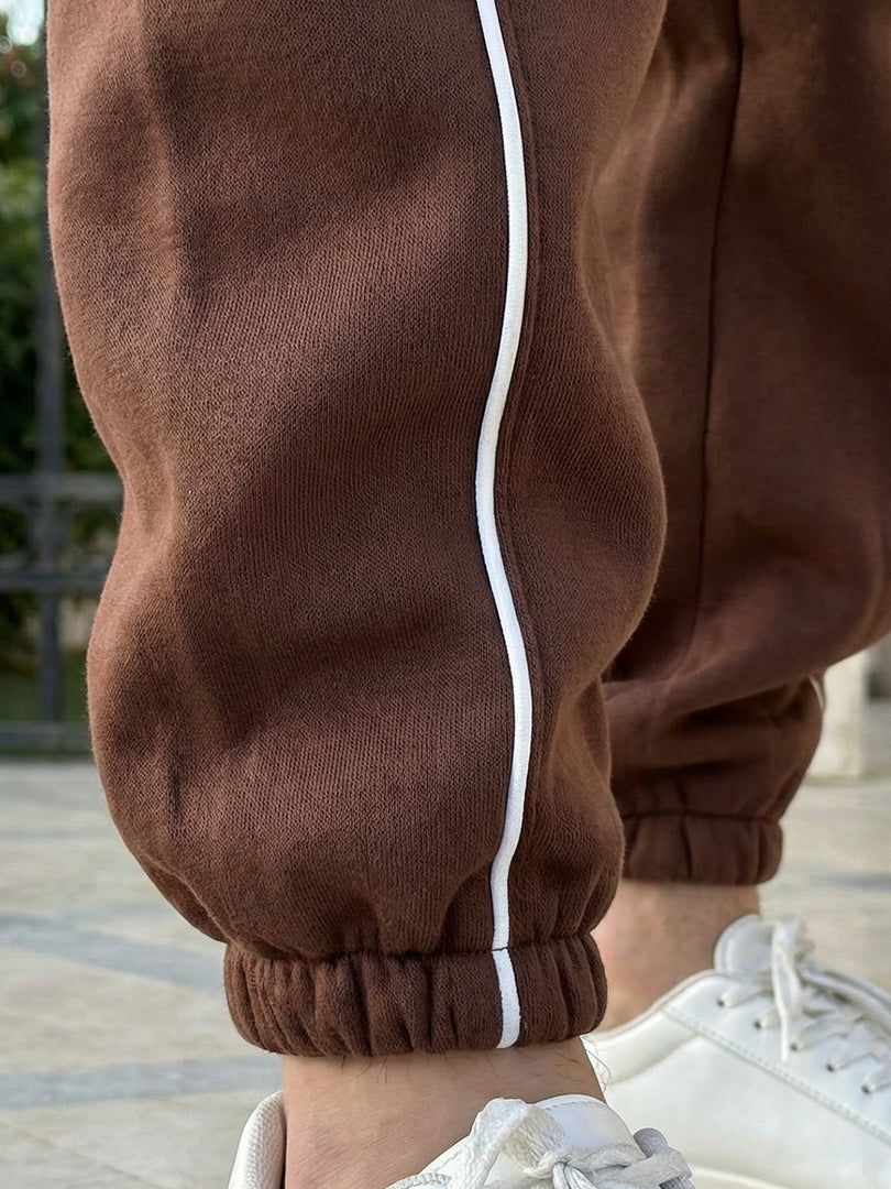 Ensemble Nike Sweat à Capuche & Jogging Marron