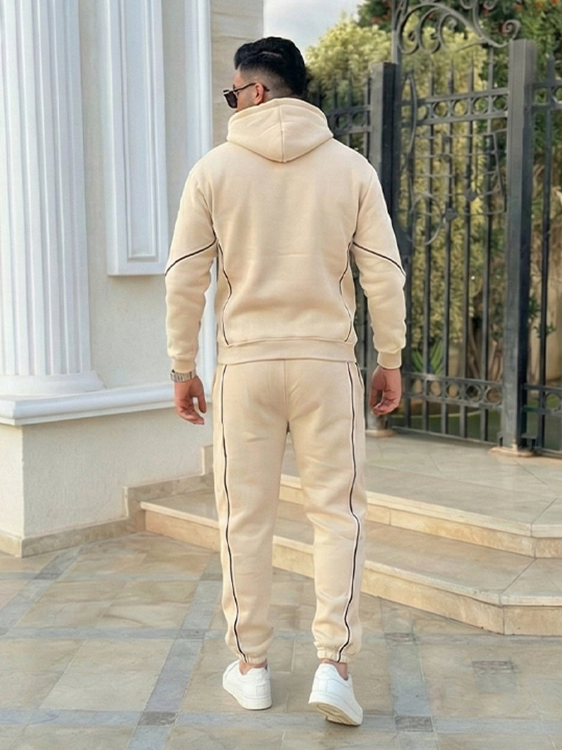 Ensemble Nike Sweat à Capuche & Jogging Beige