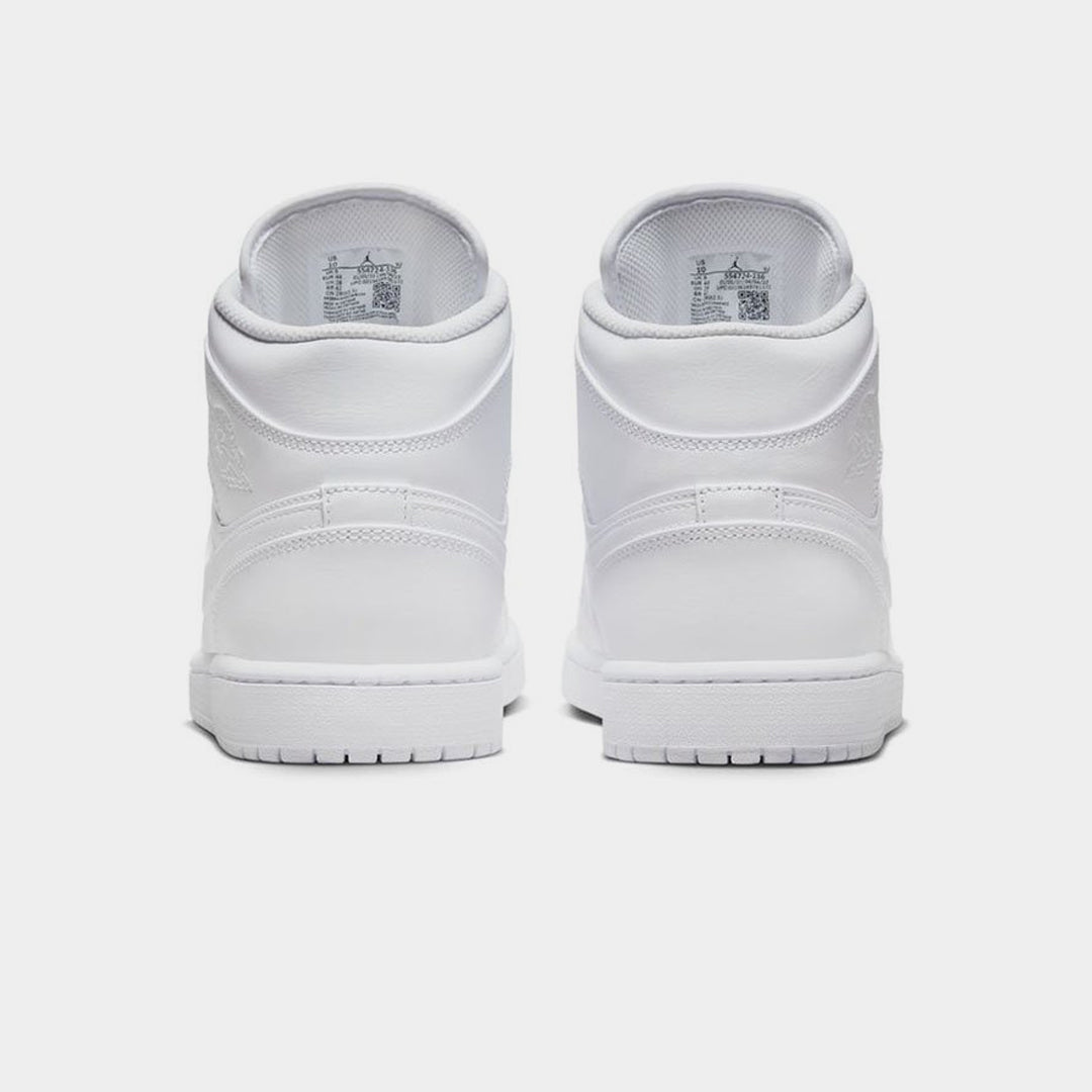 Nike Air Jordan 1 Mid Triple White
