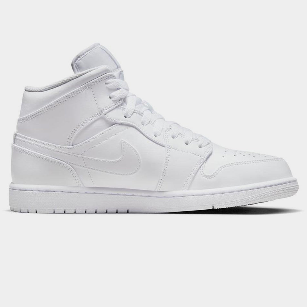 Nike Air Jordan 1 Mid Triple White