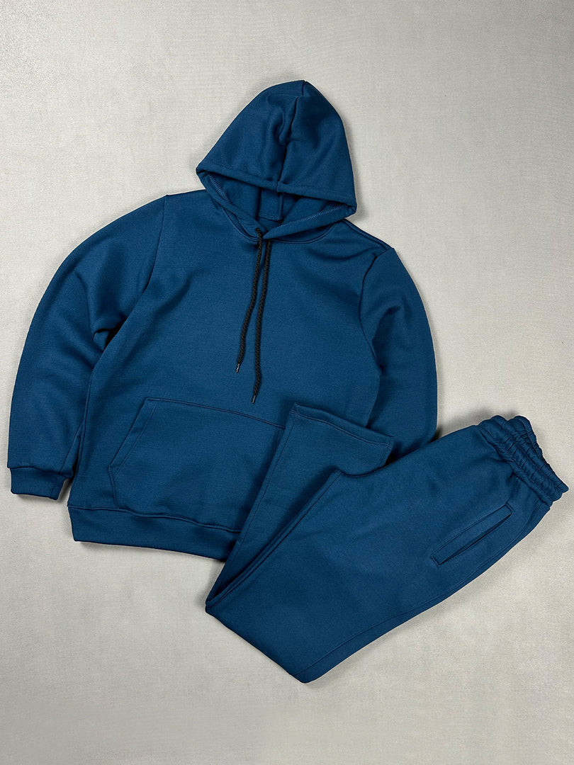 Ensemble Sweat à Capuche & Pantalon Jogging Bleu