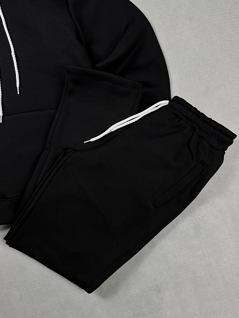 Ensemble Sweat à Capuche & Pantalon Jogging Noir