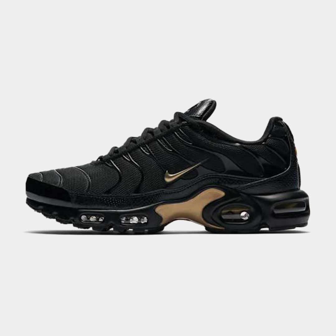 Nike Air Max Plus Black Metallic Gold