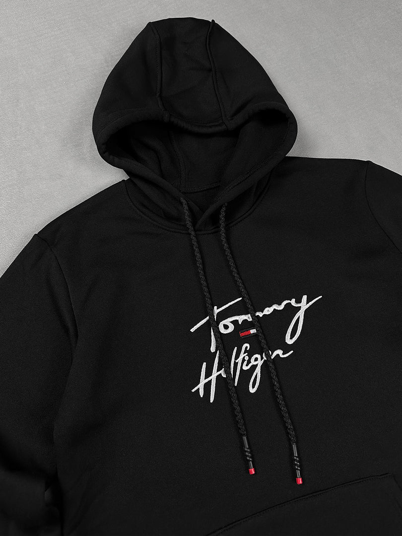 Sweat à Capuche Tommy Hilfiger Noir