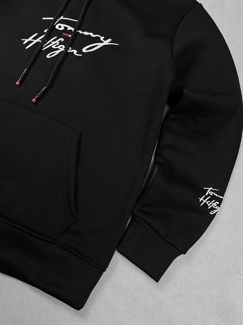 Sweat à Capuche Tommy Hilfiger Noir