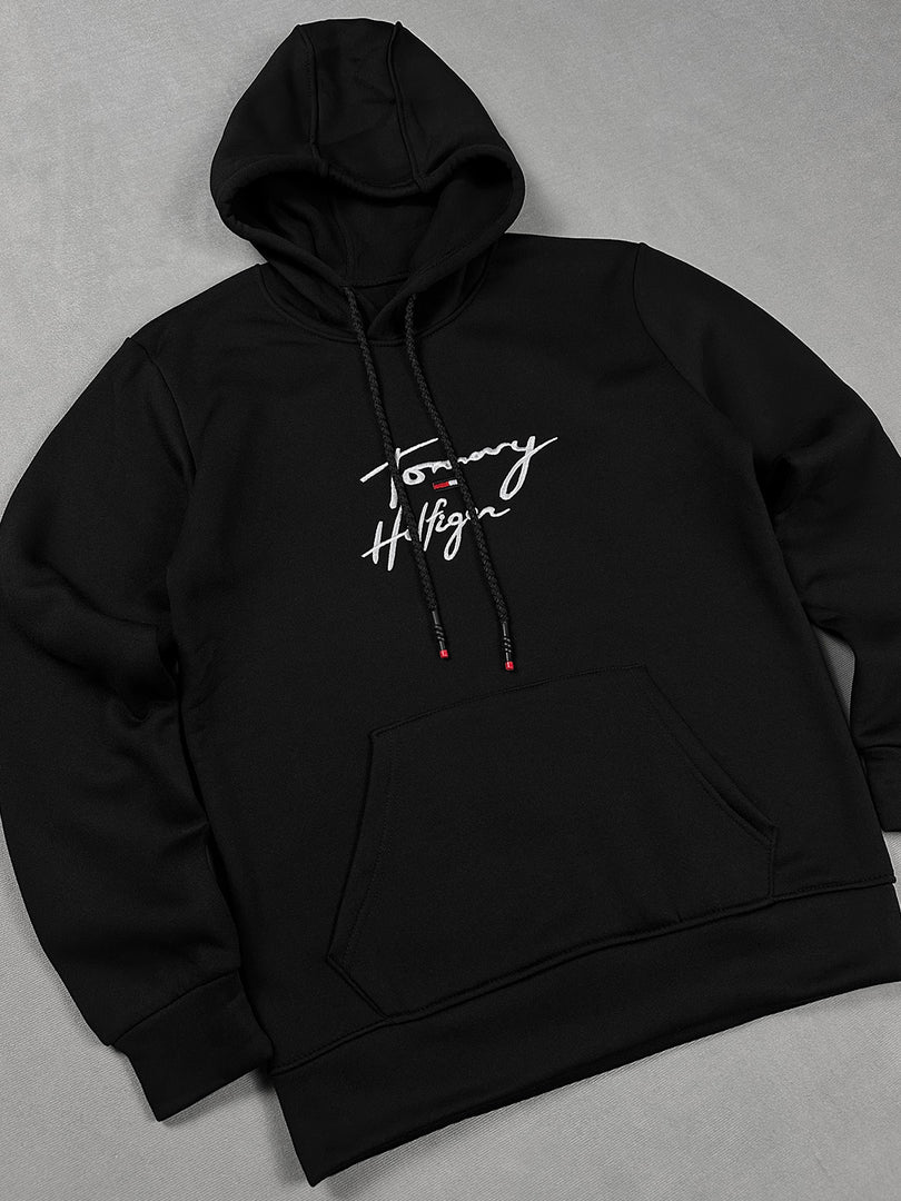 Sweat à Capuche Tommy Hilfiger Noir