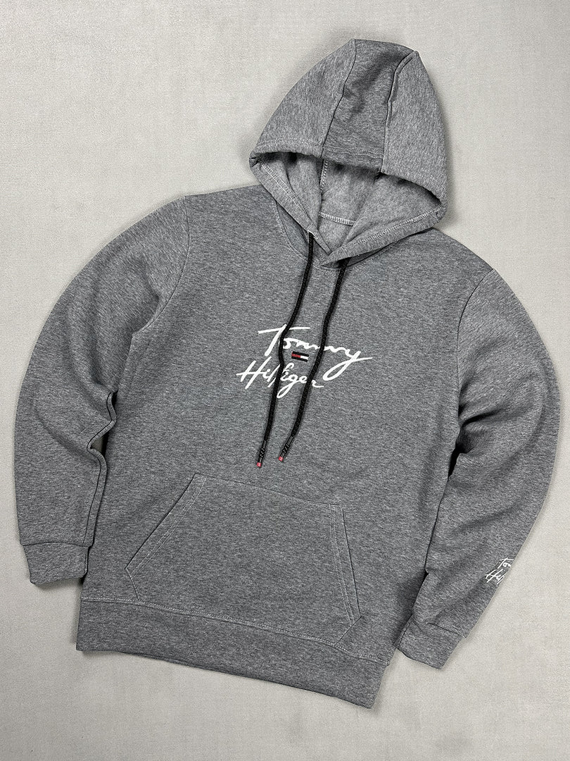 Sweat à Capuche Tommy Hilfiger Gris