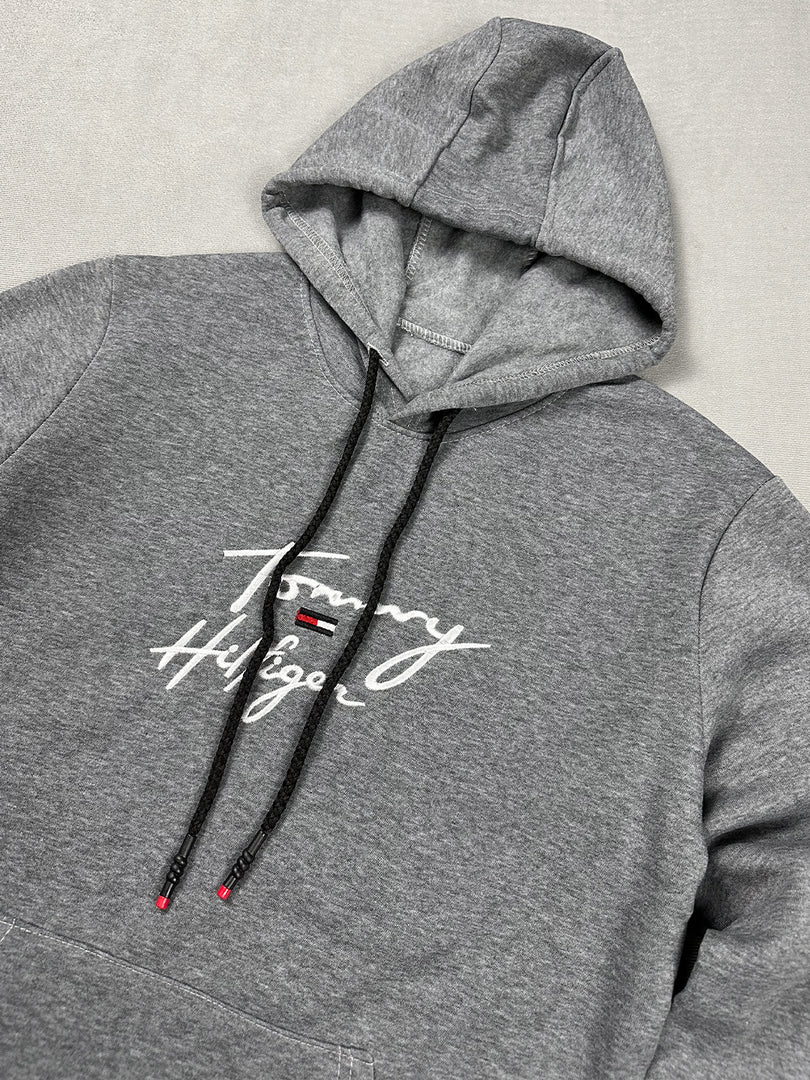 Sweat à Capuche Tommy Hilfiger Gris