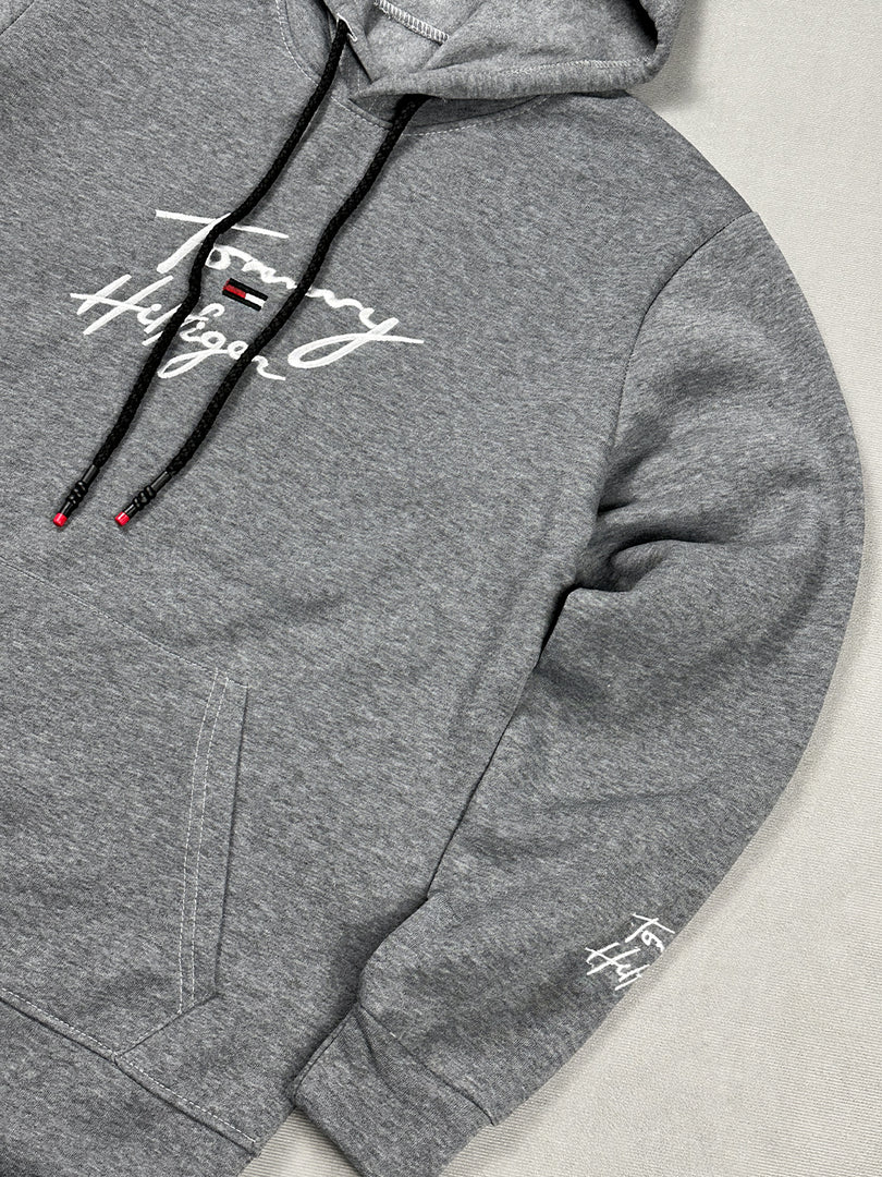 Sweat à Capuche Tommy Hilfiger Gris