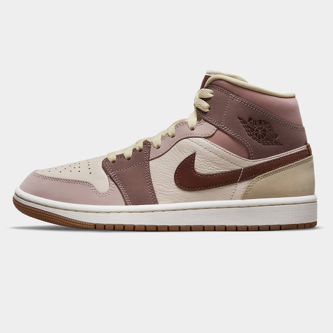 Nike Air Jordan 1 Mid Brown Pink