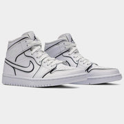 Nike Air Jordan 1 Mid Iridescent Reflective White