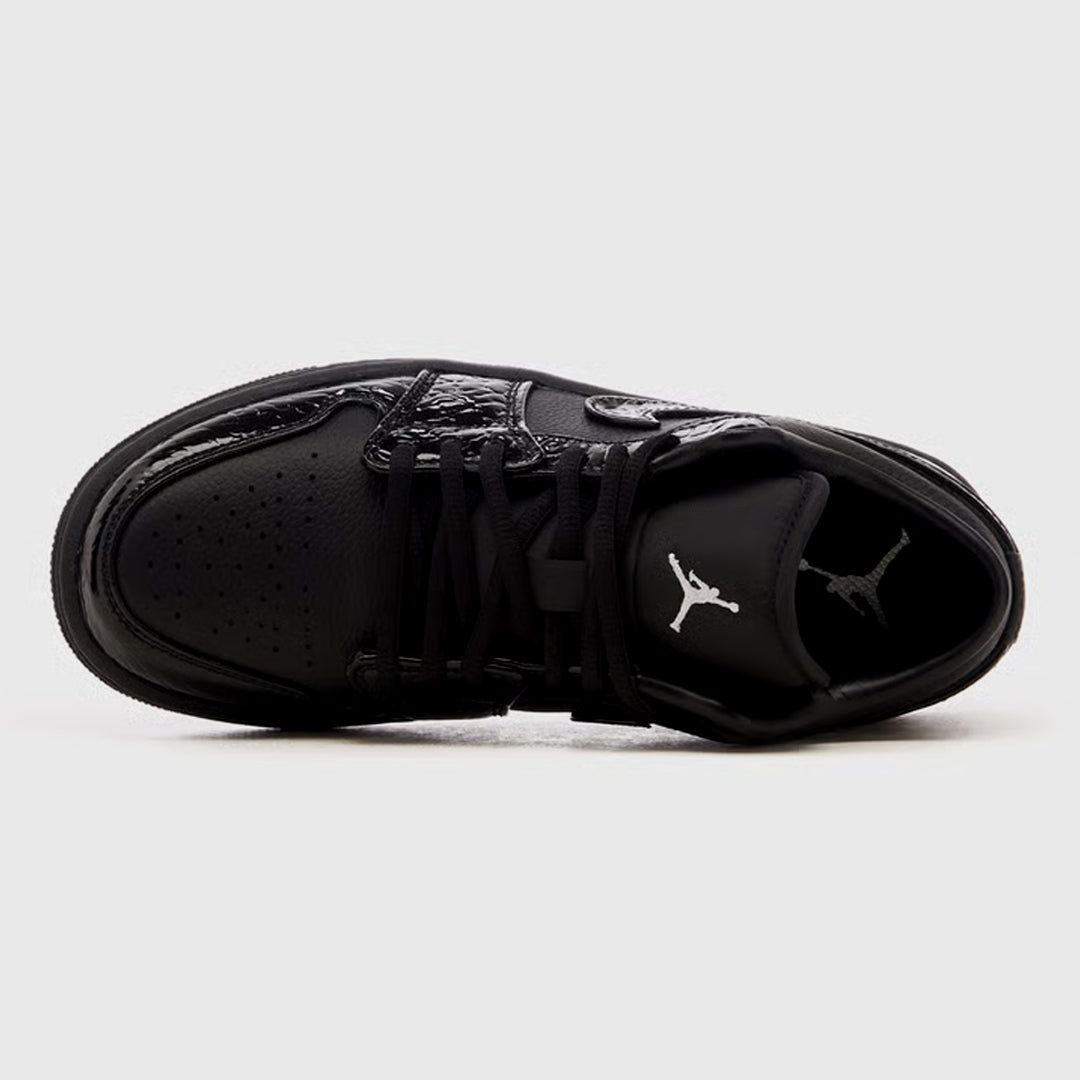 Nike Air Jordan 1 Low Black Croc